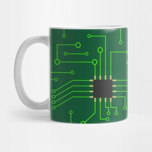 Microchip Digital Art, PCB Mug